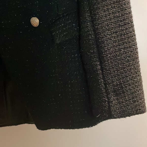 NWT Zara black with sparkle blazer, size small new with tags - Picture 5 of 12